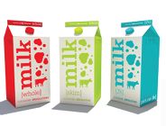 Locavore Revolution milk packaging